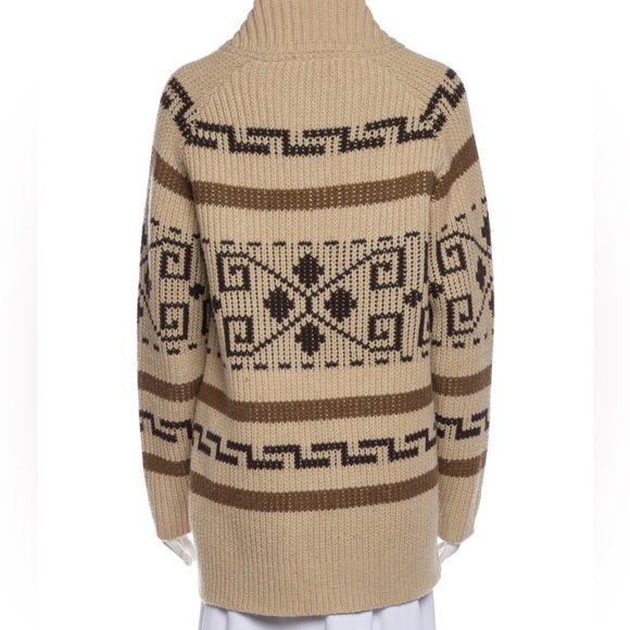 Pendleton Beige and Brown Patterned Cardigan - Picture 3 of 3